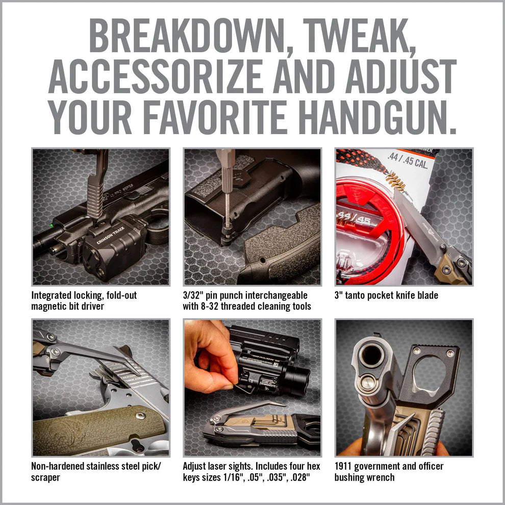 Real Avid – The Pistol Tool 19-in-1 Tactical Handgun Multi-Tool