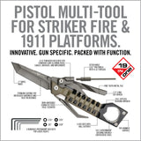 Real Avid – The Pistol Tool 19-in-1 Tactical Handgun Multi-Tool