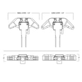 Aero Precision - AR10 BREACH Ambi Charging Handle Large Lever Black