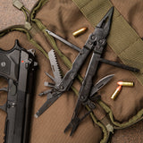 SOG - PowerLock EOD, Scissors, 18 Tool Multi-Tool, Scissors, Black, Includes Nylon Sheath