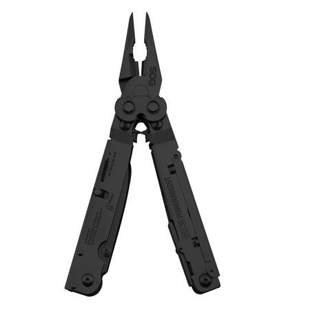 SOG - PowerAssist Multi-Tool - Black with Nylon Pouch, Dual S.A.T. Blades and Heavy-Duty Construction