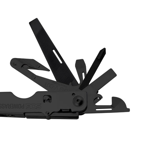 SOG - PowerAssist Multi-Tool - Black with Nylon Pouch, Dual S.A.T. Blades and Heavy-Duty Construction