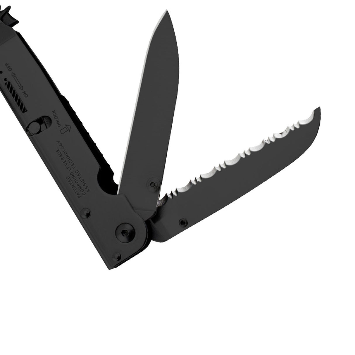 SOG - PowerAssist Multi-Tool - Black with Nylon Pouch, Dual S.A.T. Blades and Heavy-Duty Construction
