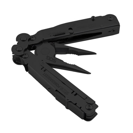 SOG - PowerAssist Multi-Tool - Black with Nylon Pouch, Dual S.A.T. Blades and Heavy-Duty Construction