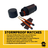 Black Beard Fire Starters - Stormproof Matches