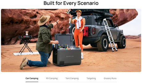 EcoFlow – GLACIER Classic Portable Fridge Freezer, 35L–55L