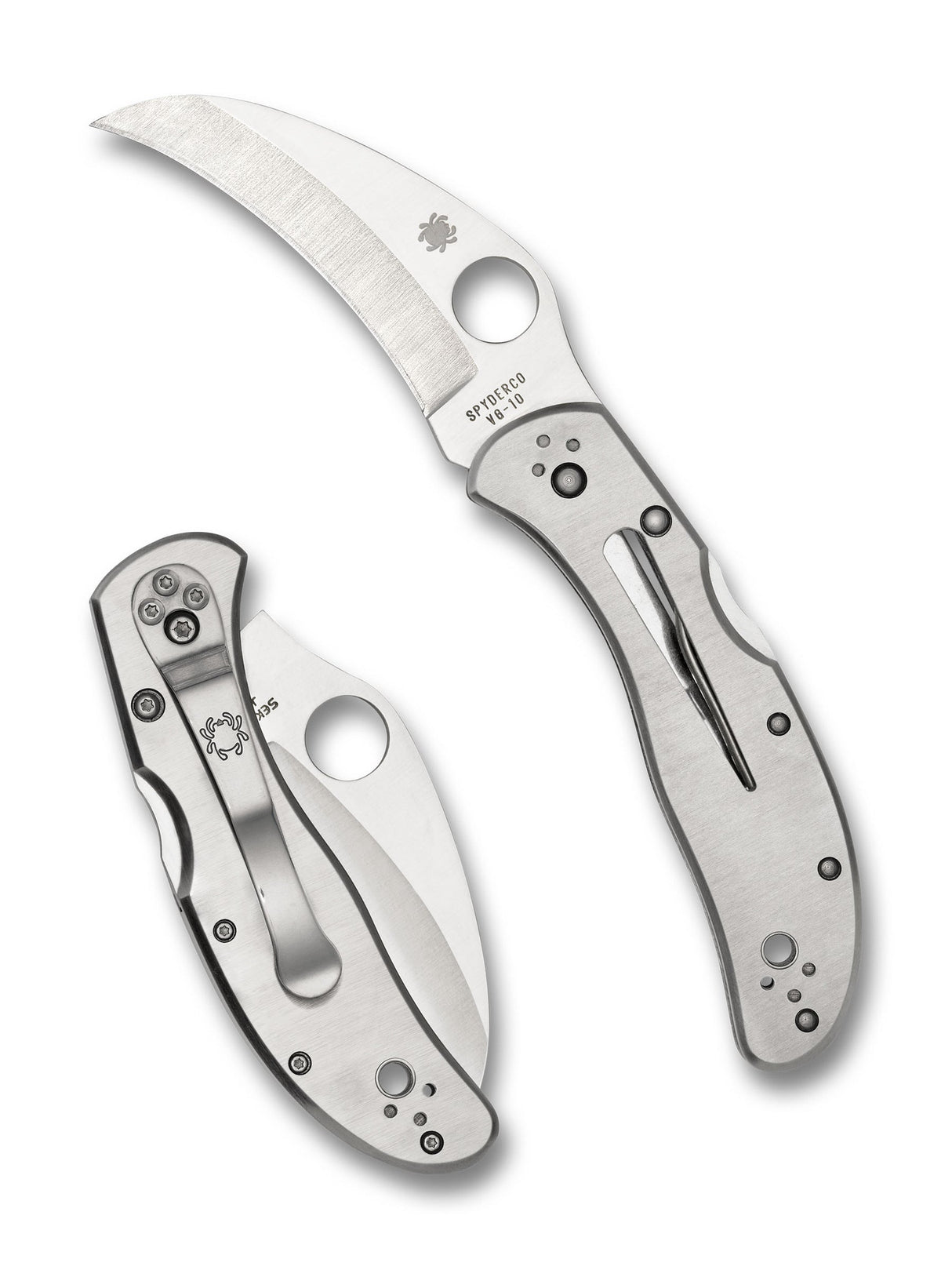 Spyderco - Harpy Knife VG-10 Hawkbill Serrated Blade