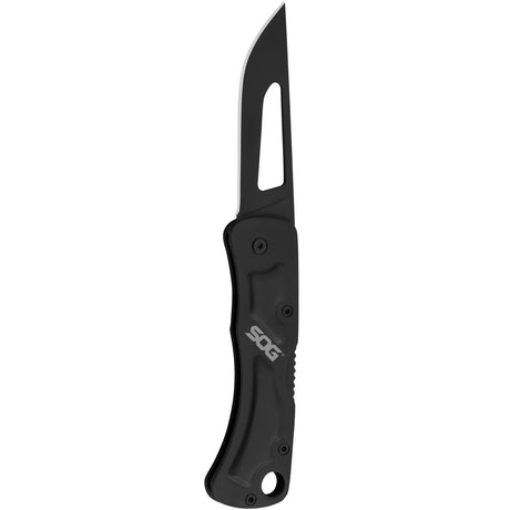 SOG - Centi II, Folding Knife, 2.1" Straight Edge, Straight Back, Black