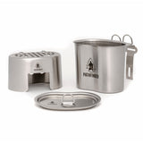 Pathfinder - Pathfinder Wide-mouth Military Style Canteen Cooking Kit