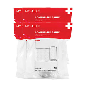 4 Compressed Gauze Packs