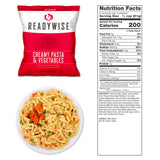 ReadyWise - 60 Serving Entrée Only Grab and Go Food Kit