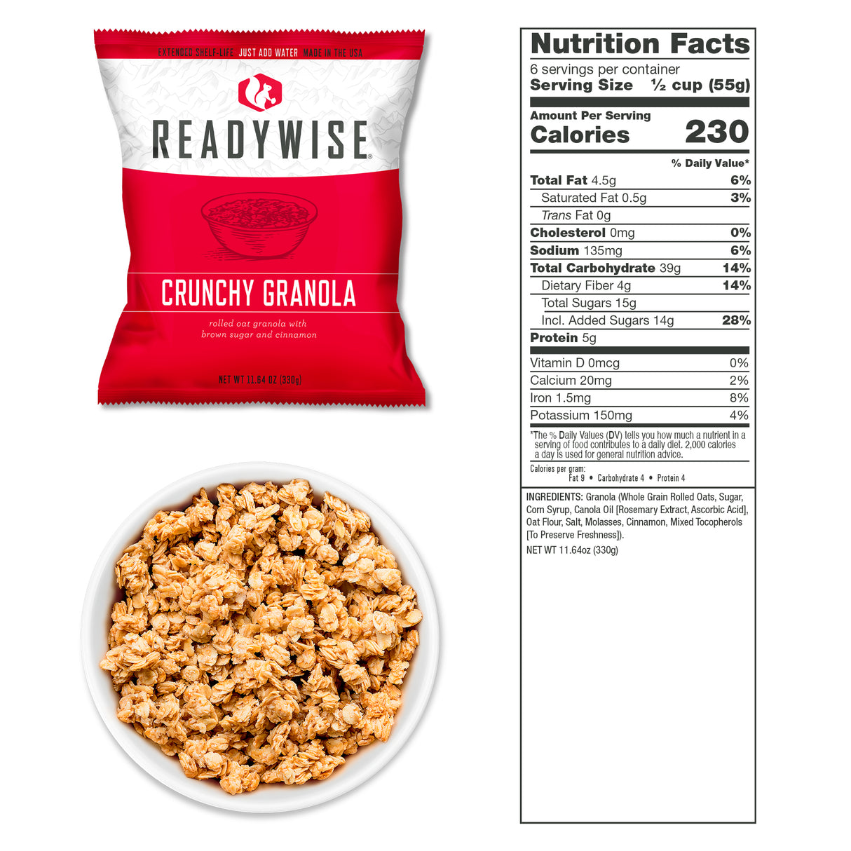 ReadyWise - 7-Day Emergency Food Supply Ready Grab Bag