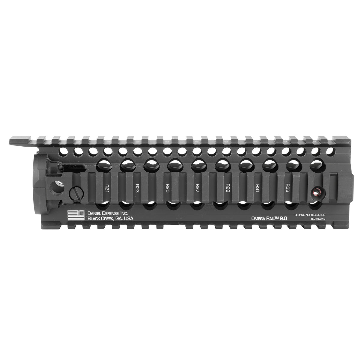 DD OMEGA MID-LENGTH RAIL 9.0 BLK