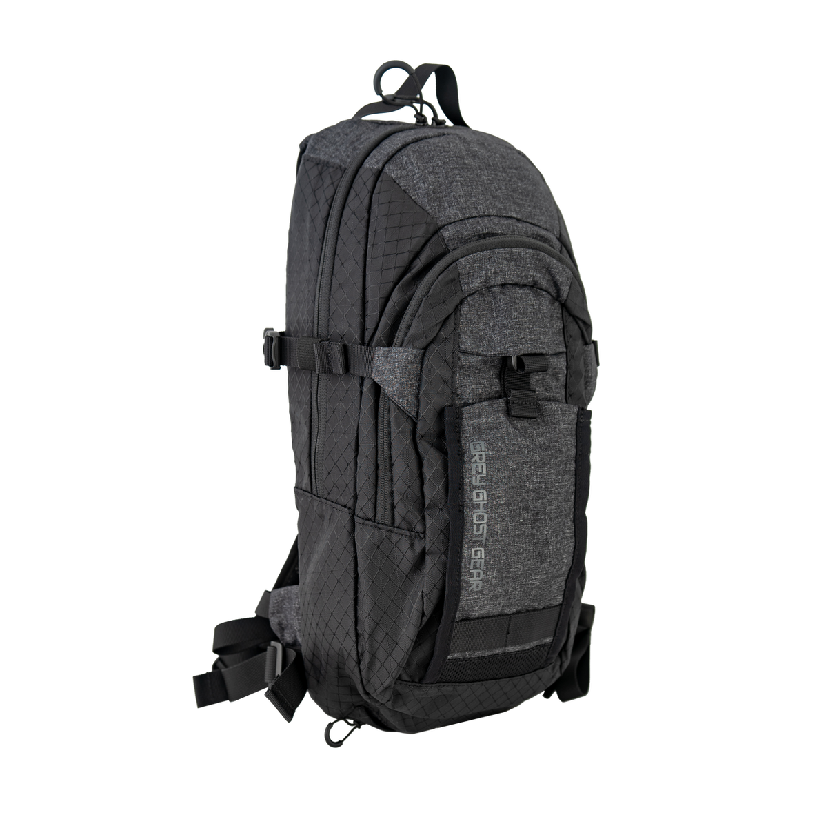 Grey Ghost Gear - TQ Hydration Pack, Black + Black Heather