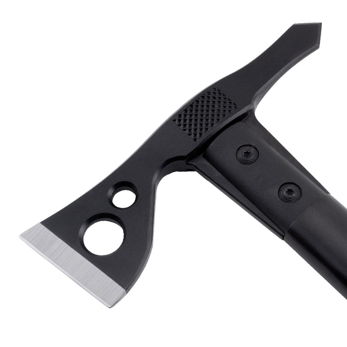 SOG - Fast Hawk, Axe, 2" Straight Edge, Black Glass-Reinforced Nylon Handle, 420 Stainless Steel, Hardcased Finish, Black, Inlcudes Nylon Sheath