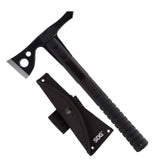 SOG - Fast Hawk, Axe, 2" Straight Edge, Black Glass-Reinforced Nylon Handle, 420 Stainless Steel, Hardcased Finish, Black, Inlcudes Nylon Sheath
