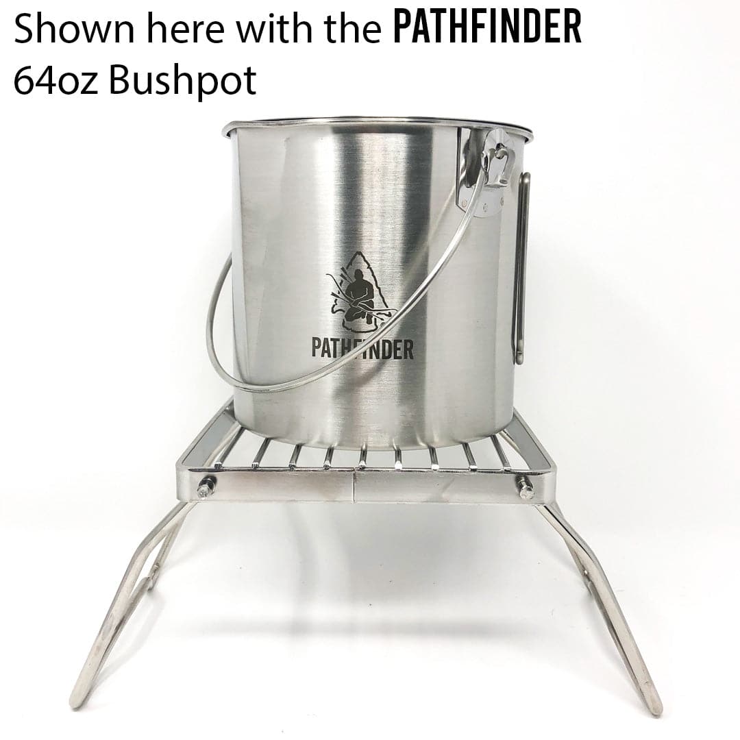 Pathfinder - Folding Grill, Stainless Steel