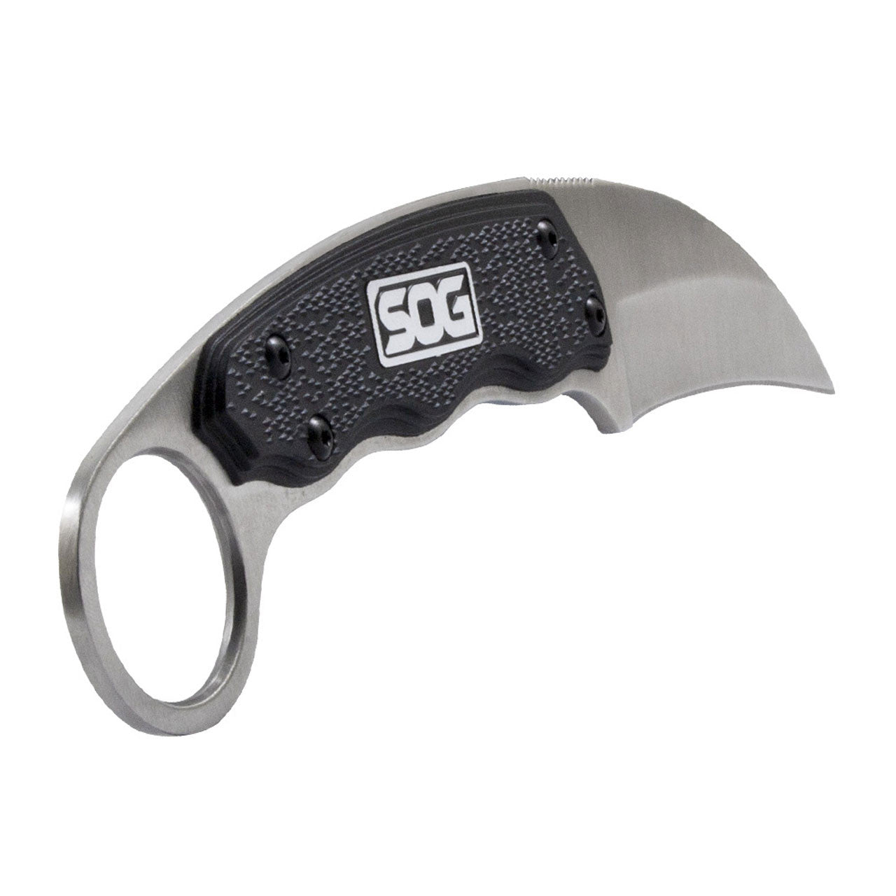 SOG - Gambit - Fixed Blade Knife with Ergonomic Handle and Hooked Blade