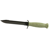 Glock - KF039181 Field Knife, Green Saw-Back Survival Knife