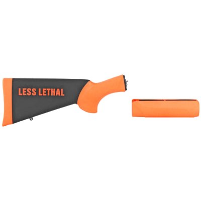 Hogue - OverMolded Shotgun Stock & Forend Kit - Less Lethal Orange