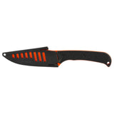 HOGUE EXTRAK XL 3.9" BLK/OR W/SHEATH