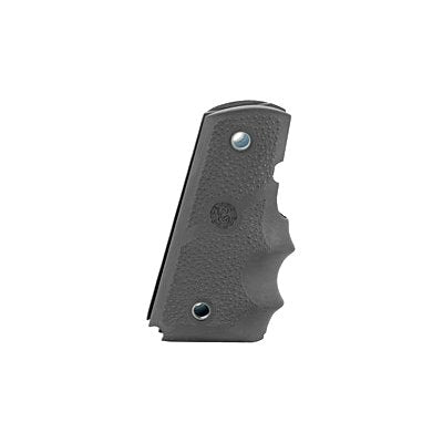 Hogue - 1911 Officers Model OverMolded Rubber Grip - Black