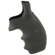 HOGUE GRIP S&W K/L RND BUTT BNTM BLK