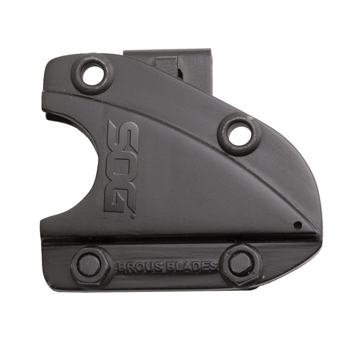 SOG - SNARL Fixed Blade Neck Knife - 9Cr18MoV Steel, 2.3" Sheepsfoot Blade, Nylon Sheath