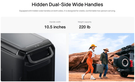 EcoFlow – GLACIER Classic Portable Fridge Freezer, 35L–55L