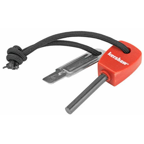 Kershaw – Fire Starter Tool, Magnesium Alloy, Red