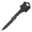 SOG - Key Knife, Compact Lockback Folding Knife with Key-Shaped Design (Available in Black and Brass)