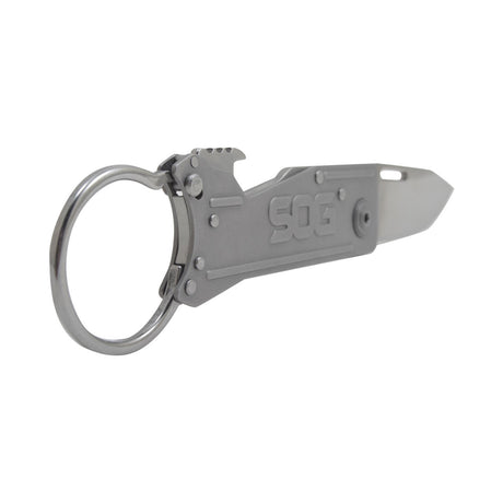 SOG - KeyTron Folding Knife - Compact 1.8" Clip Point Blade with Integrated Bottle Opener