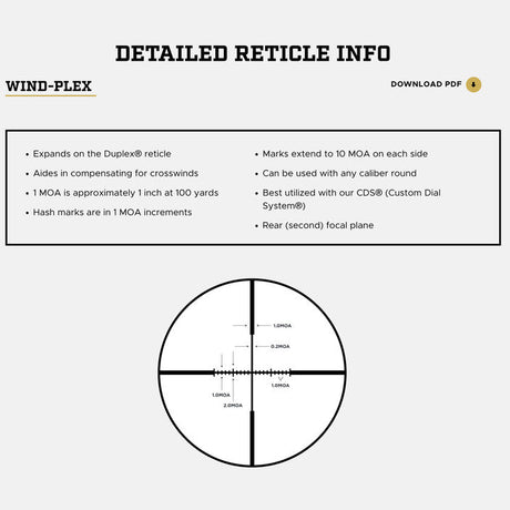 Leupold - VX-5HD 3-15x44 CDS-ZL2 Side Focus Wind-Plex Scope