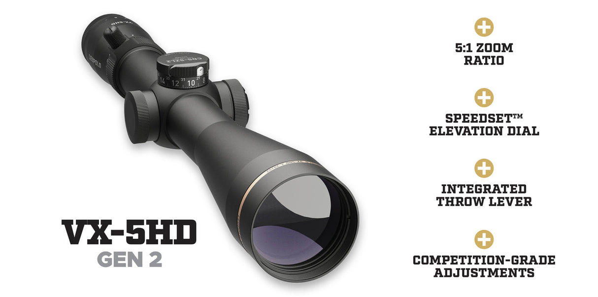 Leupold – VX-5HD Gen 2 3-15x56 CDS-SZL2 w/ FireDot Twilight Hunter