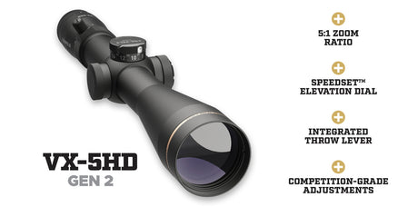 Leupold – VX-5HD Gen 2 3-15x56 CDS-SZL2 w/ FireDot Twilight Hunter
