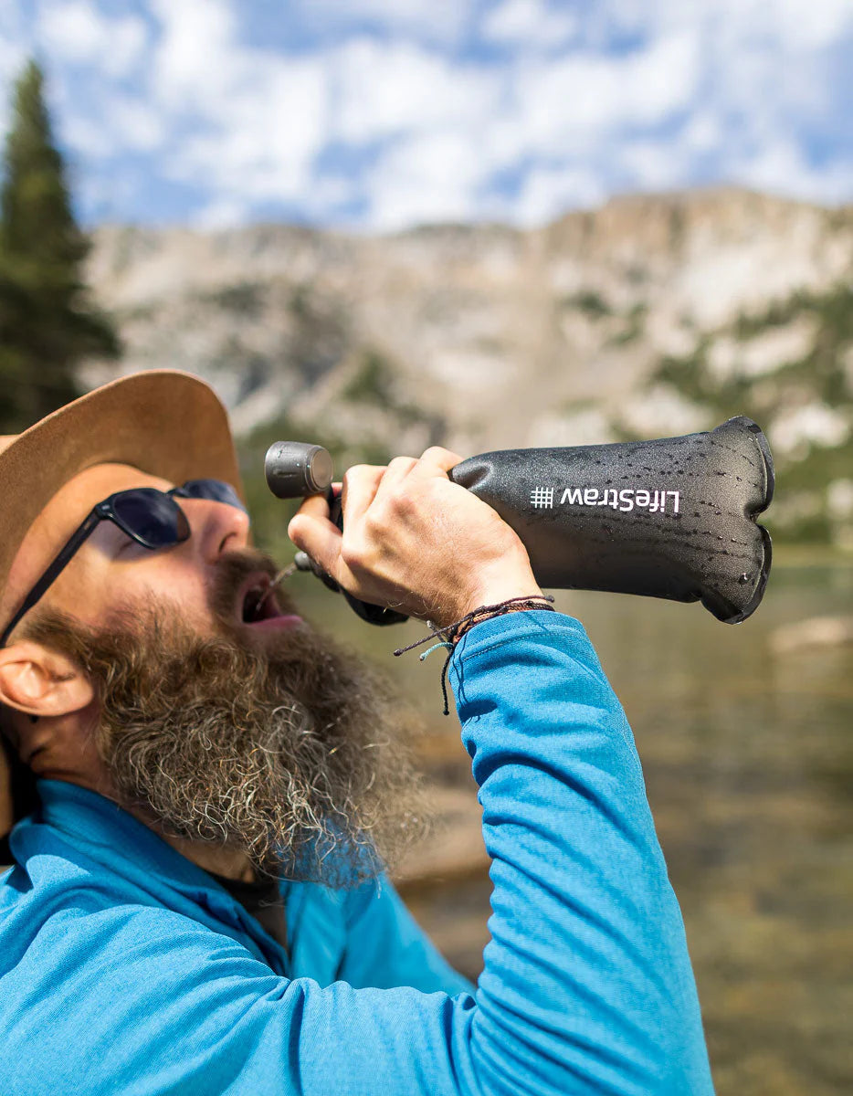 LifeStraw - Peak Series Collapsible Squeeze 1L Bottle with Filter