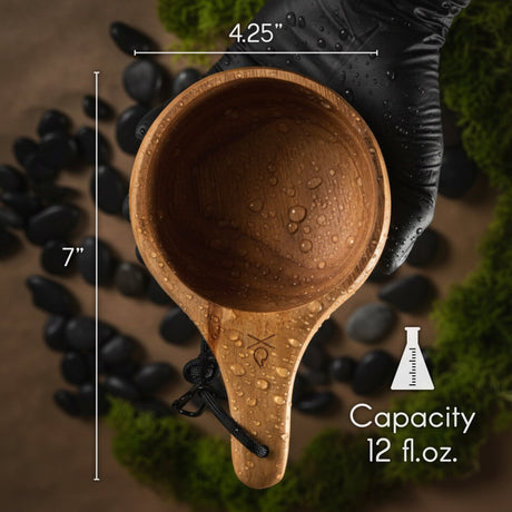 Uberleben – Lore Kuksa Handcrafted Hardwood Camping Cup