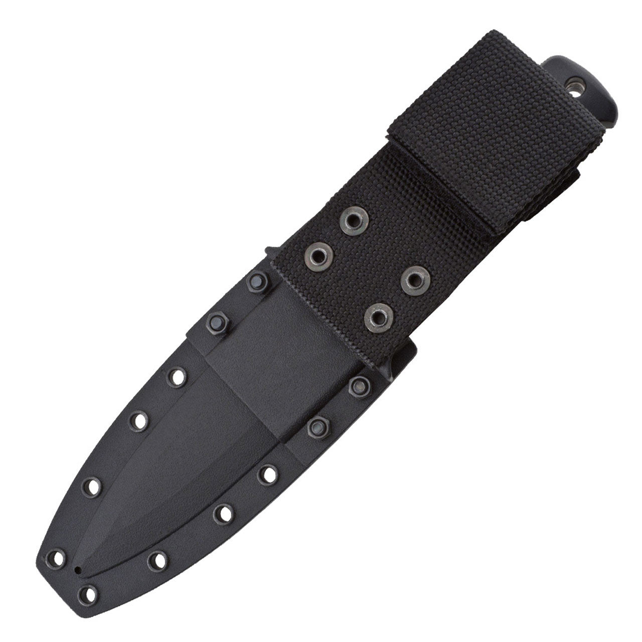 SOG - Seal Pup, Fixed Blade Knife, 4.75" Partially Serrated, Clip Point, Black, Includes Kydex Sheath