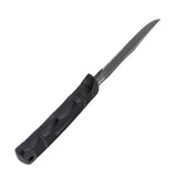 SOG - Seal Pup, Fixed Blade Knife, 4.75" Partially Serrated, Clip Point, Black, Includes Kydex Sheath