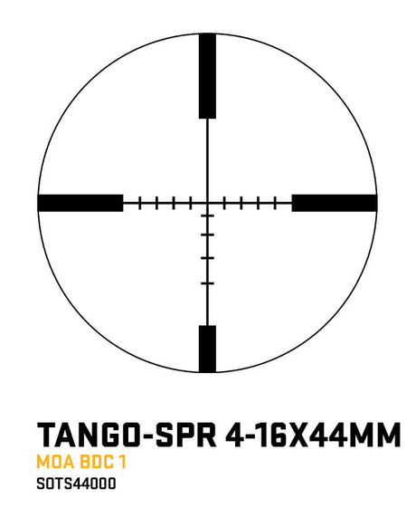 Sig Sauer - TANGO-SPR 4-16x44mm Riflescope, BDC-1, SPR Mount