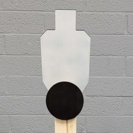 Mr. Target - The “Mini Mr Target” – 50% Scale IPSC Armored Steel Shooting Target