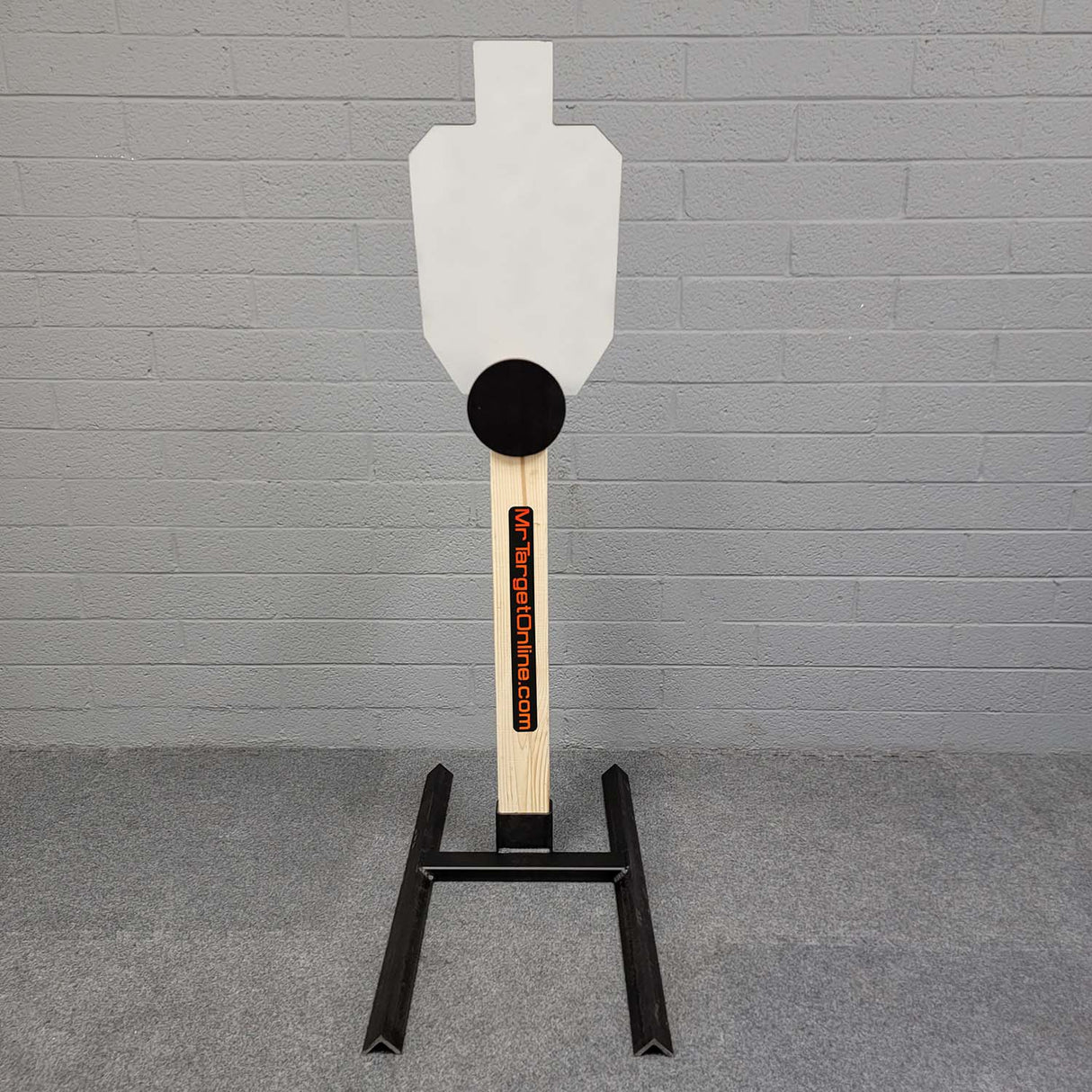 Mr. Target - The Original “Mr Target” – 2/3rd Scale IPSC – Armored Steel Shooting Target