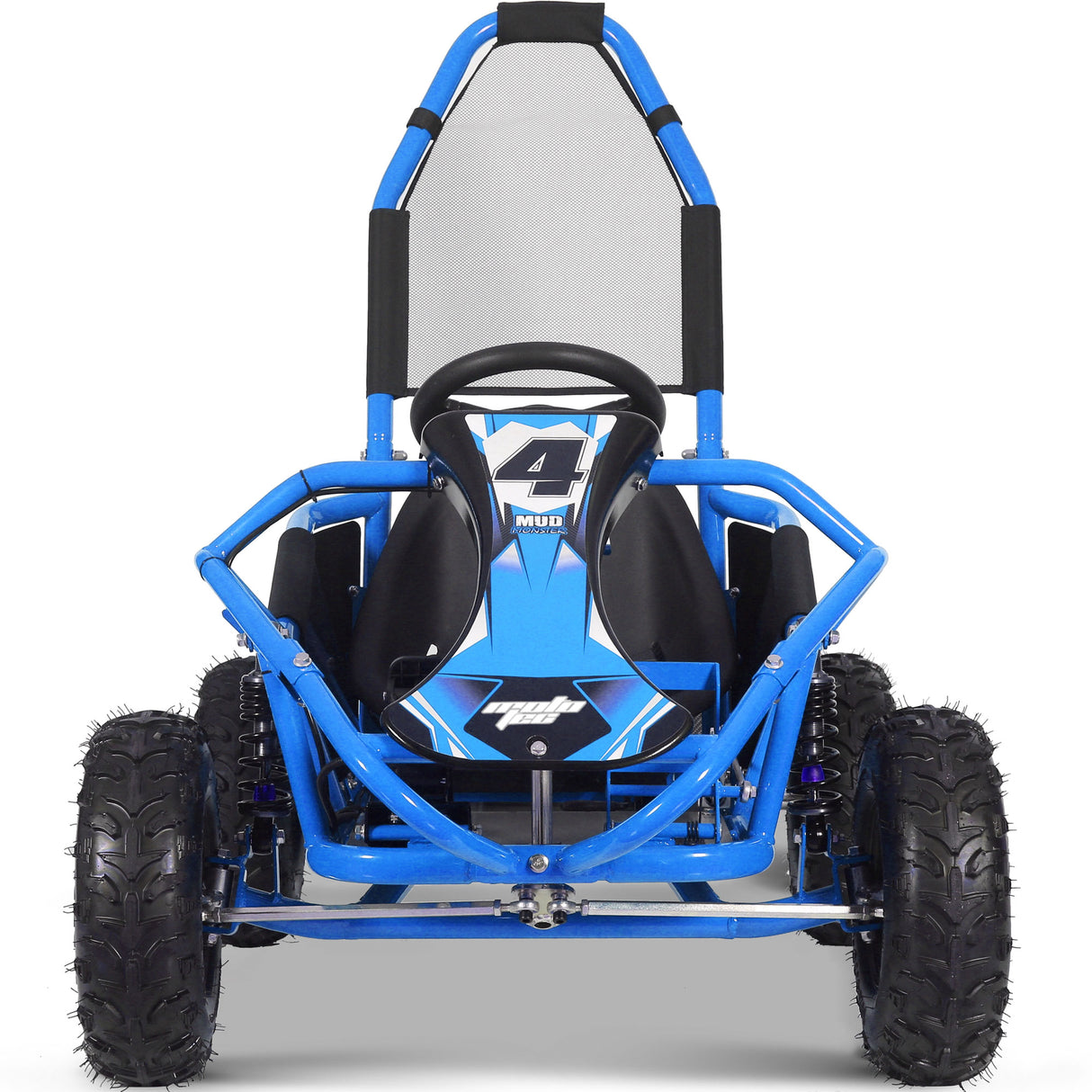 MotoTec - Mud Monster Kids Electric 48v 1000w Go Kart Full Suspension, Various Colors