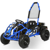 MotoTec Mud Monster Kids Gas Powered 98cc Go Kart Full Suspension, Various Colors