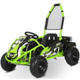 MotoTec Mud Monster Kids Gas Powered 98cc Go Kart Full Suspension, Various Colors