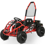 MotoTec Mud Monster Kids Gas Powered 98cc Go Kart Full Suspension, Various Colors