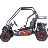 MotoTec Mud Monster XL 212cc 2 Seat Go Kart Full Suspension, Various Colors