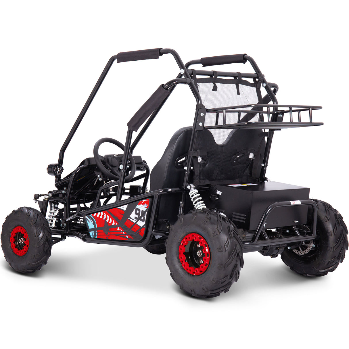 MotoTec Mud Monster XL 60v 2000w Electric Go Kart Full Suspension, Various Colors