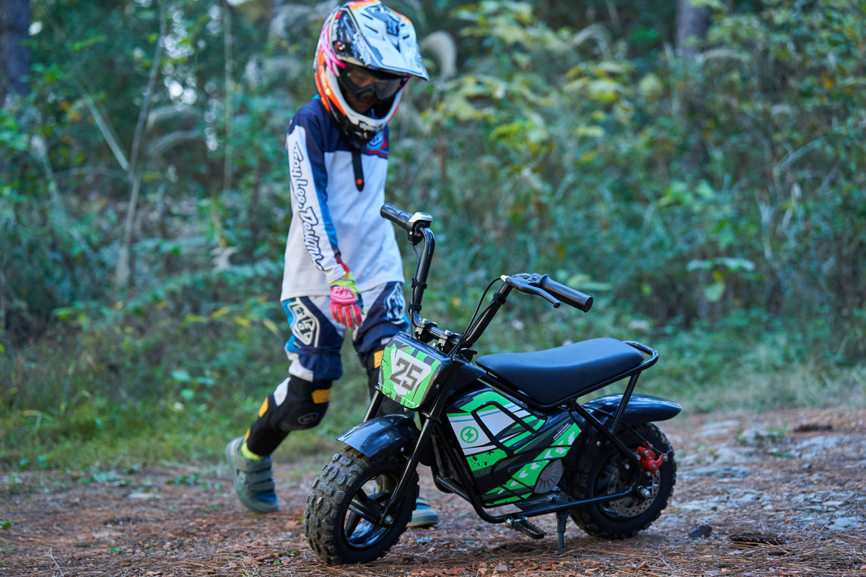 MotoTec - 24v 250w Electric Powered Mini Bike, Black