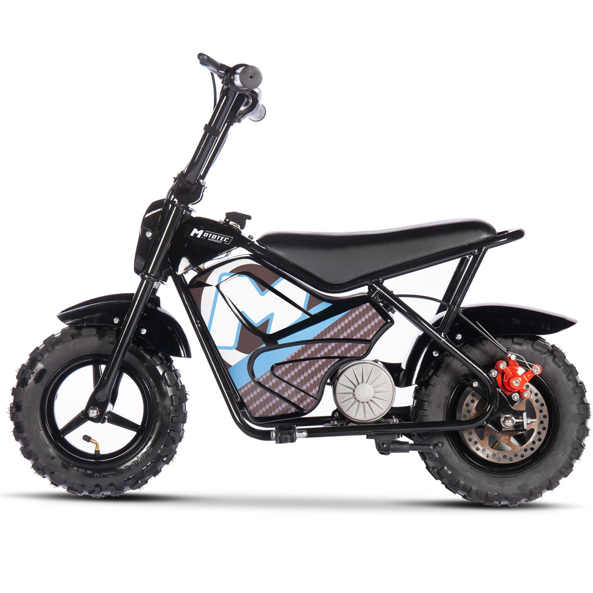 MotoTec - 24v 250w Electric Powered Mini Bike, Black